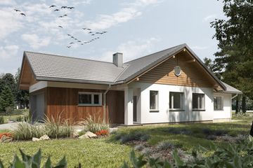  Projekt domu Telma (1757) (KRD2952) - projekt domu parterowego - Zdjęcie 2