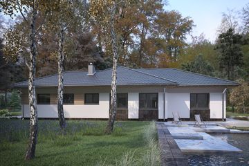  Projekt domu Aurelia Atu (1760) (KRD2951) - projekt domu parterowego - Zdjęcie 3