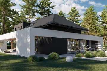  Projekt domu HomeKoncept 98 (KRX1226) - projekt domu parterowego z poddaszem - Zdjęcie 5