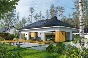  Projekt domu EG-100 (WWB1129) - projekt domu parterowego - Zdjęcie 2