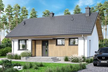  Projekt domu Mirabelka 2 (WOF1200) - projekt domu parterowego - Zdjęcie 1