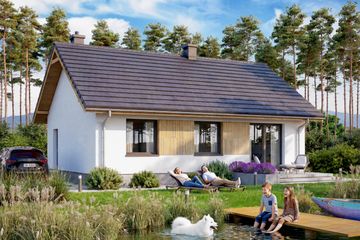  Projekt domu Mirabelka 2 (WOF1200) - projekt domu parterowego - Zdjęcie 3