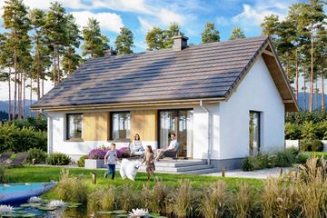  Projekt domu Mirabelka 2 (WOF1200) - projekt domu parterowego - Zdjęcie 4