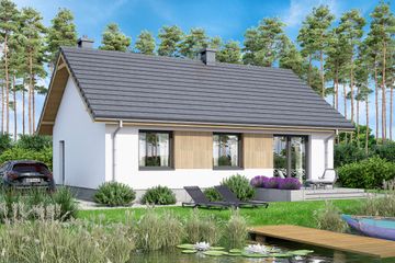  Projekt domu Mirabelka 2 (WOF1200) - projekt domu parterowego - Zdjęcie 4