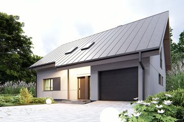  Projekt domu uA80v1 (WCB1450) - projekt domu parterowego z poddaszem - Zdjęcie 3