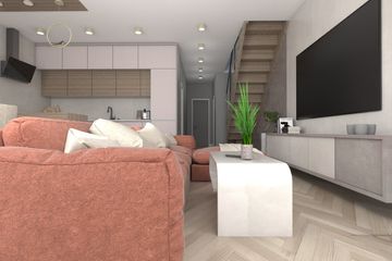 Projekt domu KA227 S - z pełnym piętrem dom o powierzchni 106,95 m², dach płaski - ujęcie 7