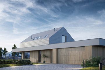  Projekt domu HomeKoncept 95 G2 wariant 01 (KRX1227) - projekt domu parterowego z poddaszem - Zdjęcie 2