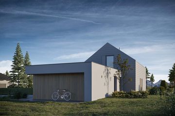  Projekt domu HomeKoncept 95 G2 wariant 01 (KRX1227) - projekt domu parterowego z poddaszem - Zdjęcie 5