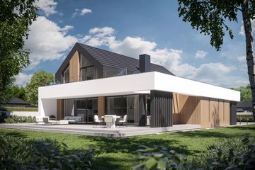  Projekt domu NewHouse 790 w1 (KRZ1063) - projekt domu parterowego z poddaszem - Zdjęcie 3