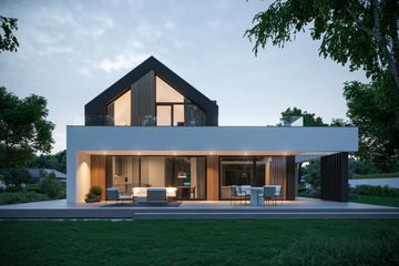  Projekt domu NewHouse 790 w1 (KRZ1063) - projekt domu parterowego z poddaszem - Zdjęcie 2