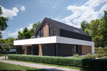  Projekt domu NewHouse 790 w1 (KRZ1063) - projekt domu parterowego z poddaszem - Zdjęcie 7