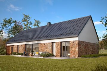  Projekt domu Jemioła 8 (BSA2343) - projekt domu parterowego - Zdjęcie 1