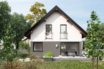  Projekt domu Anatol Solo OZE (1812) (KRD2943) - projekt domu parterowego z poddaszem - Zdjęcie 3