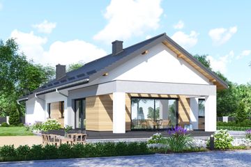  Projekt domu APS 337 wariant 2 (LUA1583) - projekt domu parterowego - Zdjęcie 7