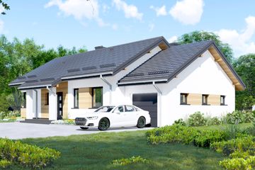  Projekt domu APS 259 wariant 2 (LUA1584) - projekt domu parterowego - Zdjęcie 3