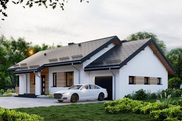  Projekt domu APS 259 wariant 2 (LUA1584) - projekt domu parterowego - Zdjęcie 4