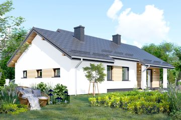  Projekt domu APS 259 wariant 2 (LUA1584) - projekt domu parterowego - Zdjęcie 5