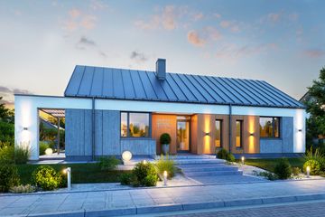  Projekt domu Domena 151 C (WRW1379) - projekt domu parterowego - Zdjęcie 1