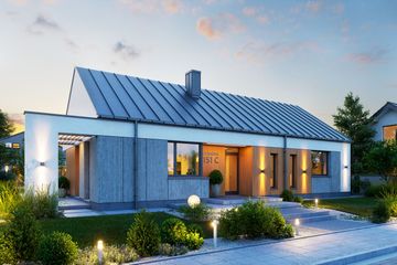  Projekt domu Domena 151 C (WRW1379) - projekt domu parterowego - Zdjęcie 3