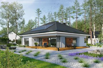  Projekt domu EG-101 (WWB1130) - projekt domu parterowego - Zdjęcie 2