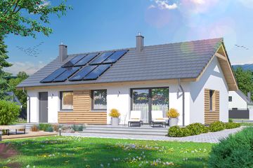  Projekt domu Tracja 9 (WOE1181) - projekt domu parterowego - Zdjęcie 3