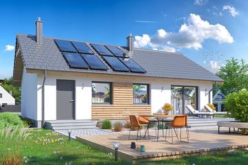  Projekt domu Tracja 9 (WOE1181) - projekt domu parterowego - Zdjęcie 4