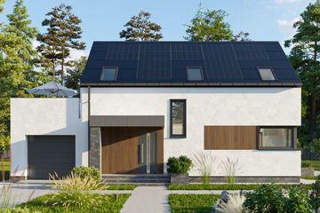  Projekt domu Dingo OZE (1826) (KRD2949) - projekt domu parterowego z poddaszem - Zdjęcie 1