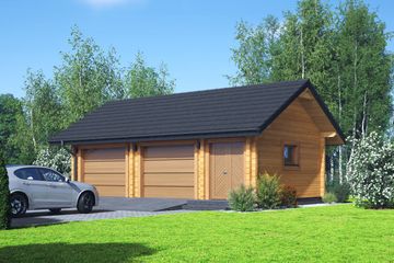  Projekt garażu gd2 (05) (KRP2689) - projekt garażu parterowego - Zdjęcie 1
