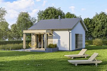  Projekt domu D327 (WAI1457) - projekt domu parterowego - Zdjęcie 2