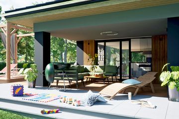  Projekt domu Aura II z wiatą [A1] (WRF2376) - projekt domu parterowego - Zdjęcie 5