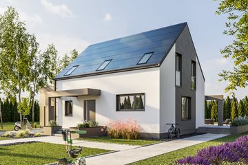  Projekt domu Sambor As OZE (1841) (KRD2967) - projekt domu parterowego z poddaszem - Zdjęcie 1