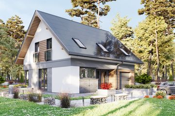  Projekt domu Mateo Alfa OZE (1837) (KRD2985) - projekt domu parterowego z poddaszem - Zdjęcie 5