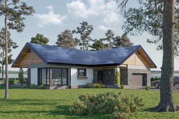  Projekt domu Lukas Alter OZE (1836) (KRD2984) - projekt domu parterowego - Zdjęcie 1