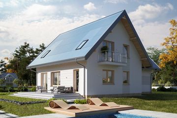  Projekt domu Jelonek Rex OZE (1833) (KRD2983) - projekt domu parterowego z poddaszem - Zdjęcie 4