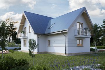  Projekt domu Jelonek Rex OZE (1833) (KRD2983) - projekt domu parterowego z poddaszem - Zdjęcie 6