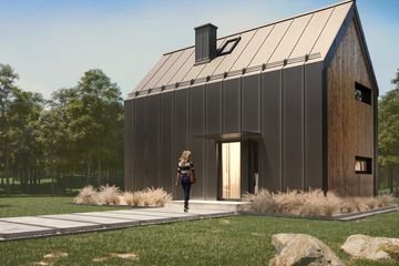  Projekt domu L-302 plus murowany (SLU1031) - projekt domu parterowego z poddaszem - Zdjęcie 3