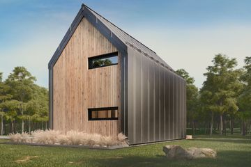  Projekt domu L-302 plus murowany (SLU1031) - projekt domu parterowego z poddaszem - Zdjęcie 4