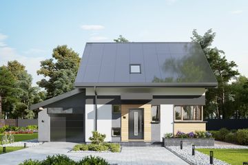  Projekt domu Smyk Nano OZE (1843) (KRD2982) - projekt domu parterowego z poddaszem - Zdjęcie 6