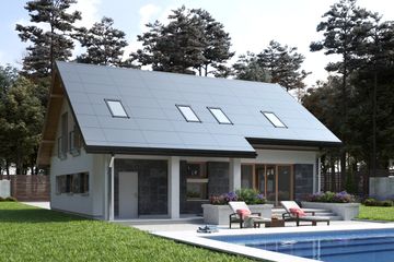  Projekt domu Skarbek As OZE (1842) (KRD2980) - projekt domu parterowego z poddaszem - Zdjęcie 2