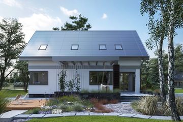  Projekt domu Zenon Alfa OZE (1845) (KRD2979) - projekt domu parterowego z poddaszem - Zdjęcie 2