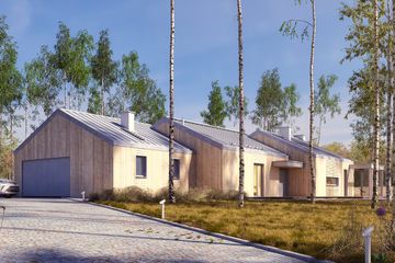  Projekt domu Mokosz (BSA2346) - projekt domu parterowego - Zdjęcie 1