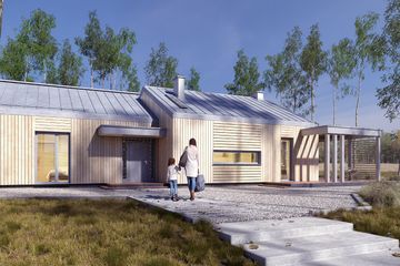  Projekt domu Mokosz (BSA2346) - projekt domu parterowego - Zdjęcie 3