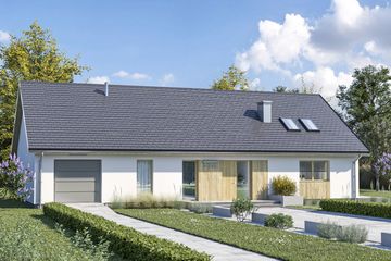  Projekt domu D332 (WAI1458) - projekt domu parterowego - Zdjęcie 1