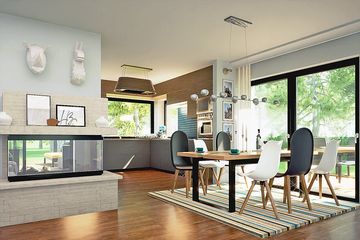  Projekt domu Mamba z garażem 1-st. [A] (WRF2379) - projekt domu parterowego - Zdjęcie 6