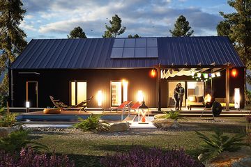  Projekt domu Mamba z garażem 1-st. [A] (WRF2379) - projekt domu parterowego - Zdjęcie 4