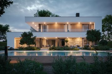  Projekt domu NewHouse 726 w1 (KRZ1064) - projekt domu z pełnym piętrem - Zdjęcie 1