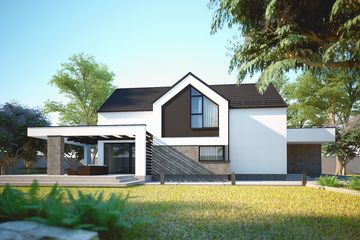  Projekt domu Senegida 1 (KKF1033) - projekt domu parterowego z poddaszem - Zdjęcie 3