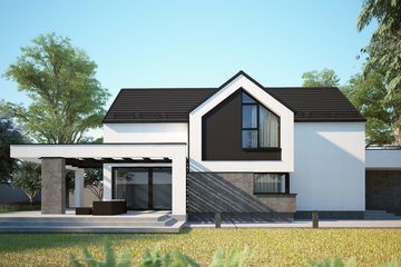  Projekt domu Senegida 1 (KKF1033) - projekt domu parterowego z poddaszem - Zdjęcie 5