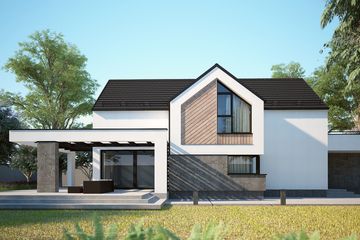  Projekt domu Senegida 1 (KKF1033) - projekt domu parterowego z poddaszem - Zdjęcie 6