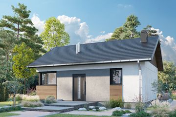  Projekt domu Martin Mini (1852) (KRD2988) - projekt domu parterowego - Zdjęcie 3